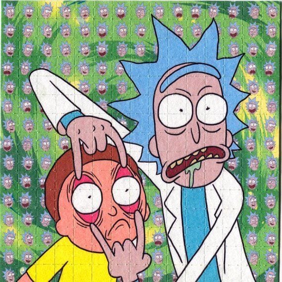 Rick & Morty Acid LSD Blotter